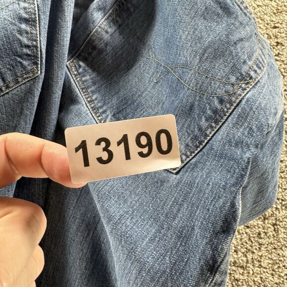 Polo Ralph Lauren Jeans Mens 42x30 Hampton Relaxed Straight Light Wash Denim - Picture 11 of 11